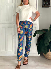 Load image into Gallery viewer, Bali Pants LTD in Blue Persian Floral