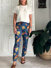 Load image into Gallery viewer, Bali Pants LTD in Blue Persian Floral