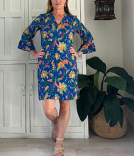 Load image into Gallery viewer, Tunis Tunic LTD with Frilly Sleeve in Persian Floral