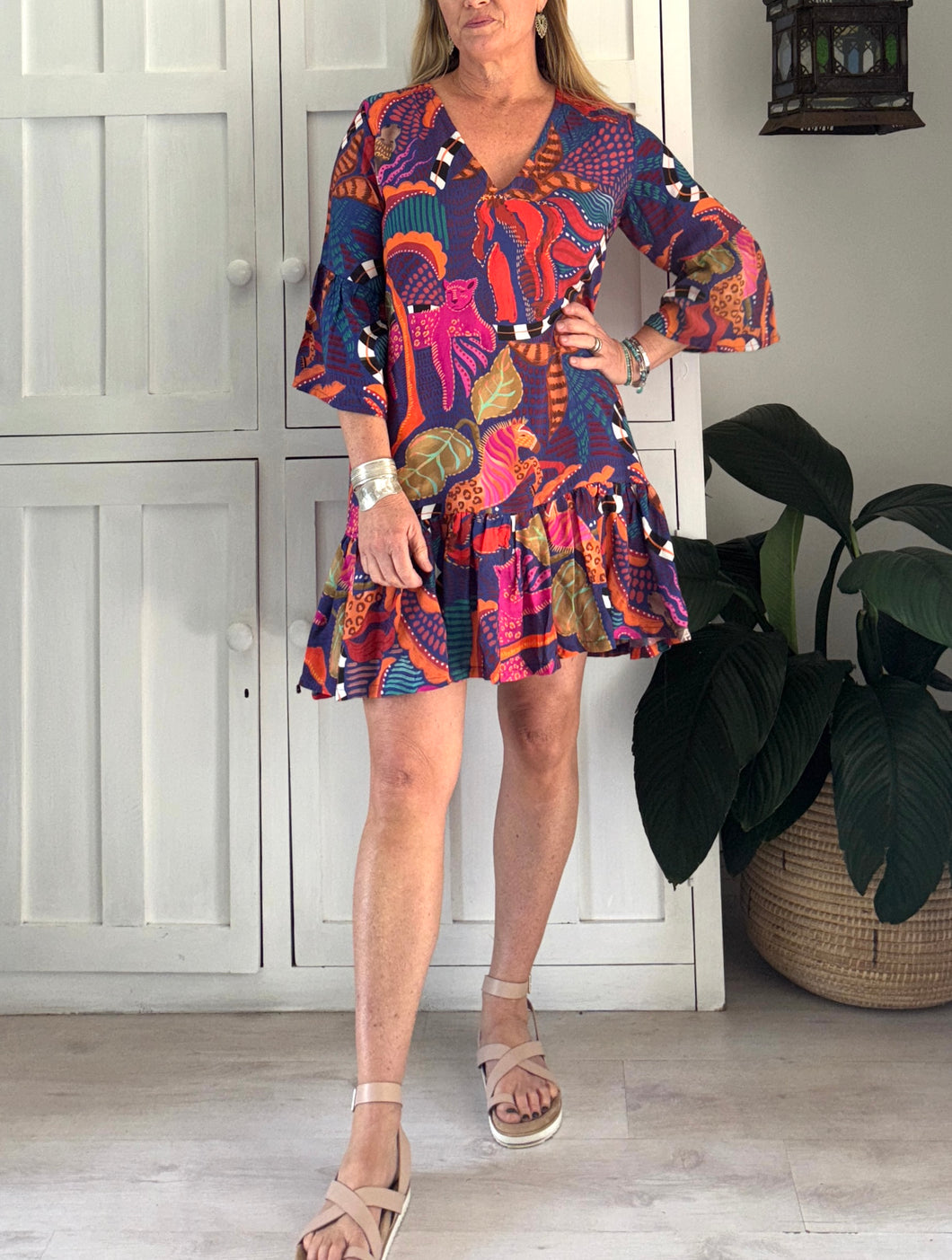 Kenya Dress LTD in Lazy Leopard