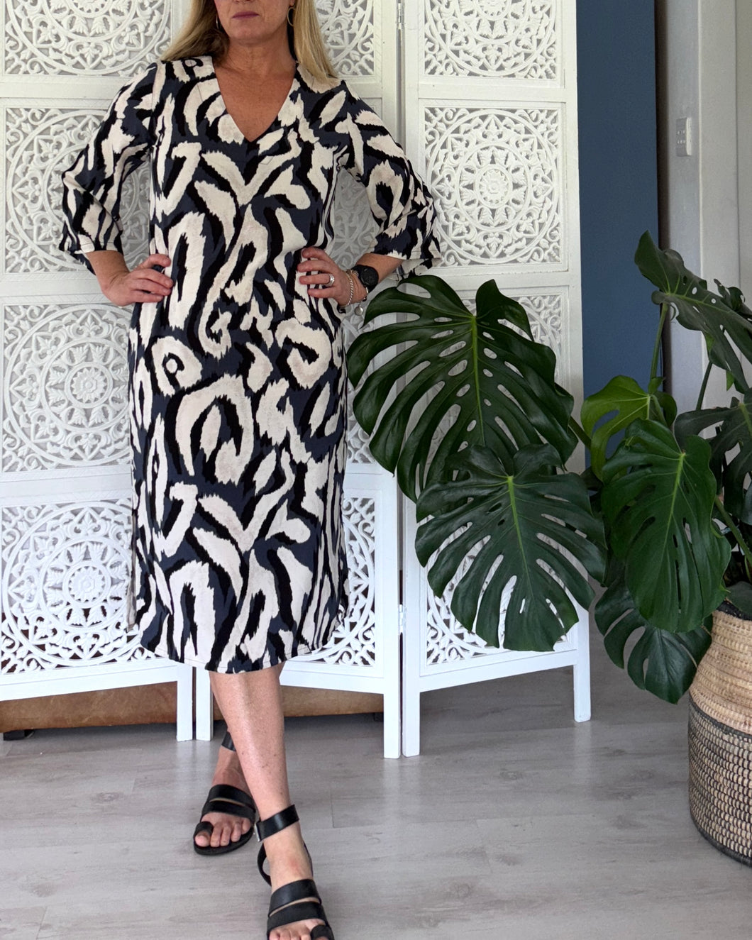 Tangier Tunic in Bold Animal Print