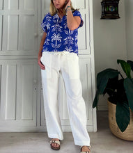 Load image into Gallery viewer, India Straight Pants in Winter White Cotton