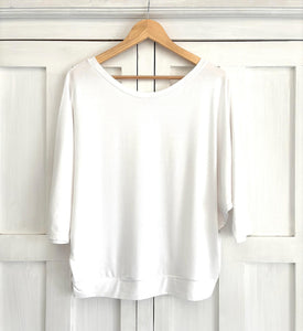 Batwing Tee Shirt with 3/4 sleeve