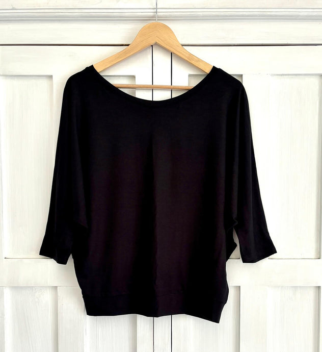 Batwing Tee Shirt with 3/4 sleeve