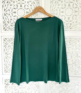 Boatneck T with Sleeve