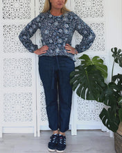 Load image into Gallery viewer, Classic Shirt Print in Blue Paisley