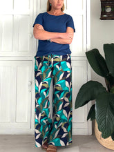 Load image into Gallery viewer, Wide Leg Pants in Leafy Jungle