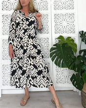 Load image into Gallery viewer, Original Dakota Dress in Black and White