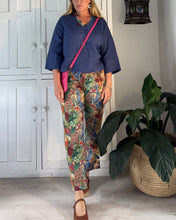 Load image into Gallery viewer, Bali Cotton Stretch Pants in Wild Botanica