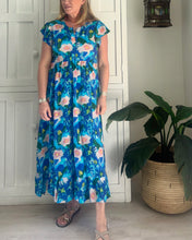Load image into Gallery viewer, Greek Maxi Flutter Dress LTD in Poppy Fields