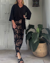 Load image into Gallery viewer, Reunion Pants in Black &amp; Brown