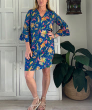 Load image into Gallery viewer, Tunis Tunic LTD with Frilly Sleeve in Persian Floral