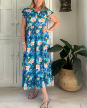 Load image into Gallery viewer, Greek Maxi Flutter Dress LTD in Poppy Fields