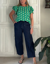 Load image into Gallery viewer, Spanish Top in Emerald Retro