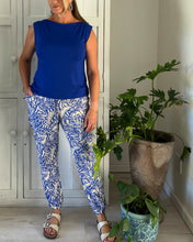 Load image into Gallery viewer, Reunion Pants in Bold Blue &amp; White Airflow