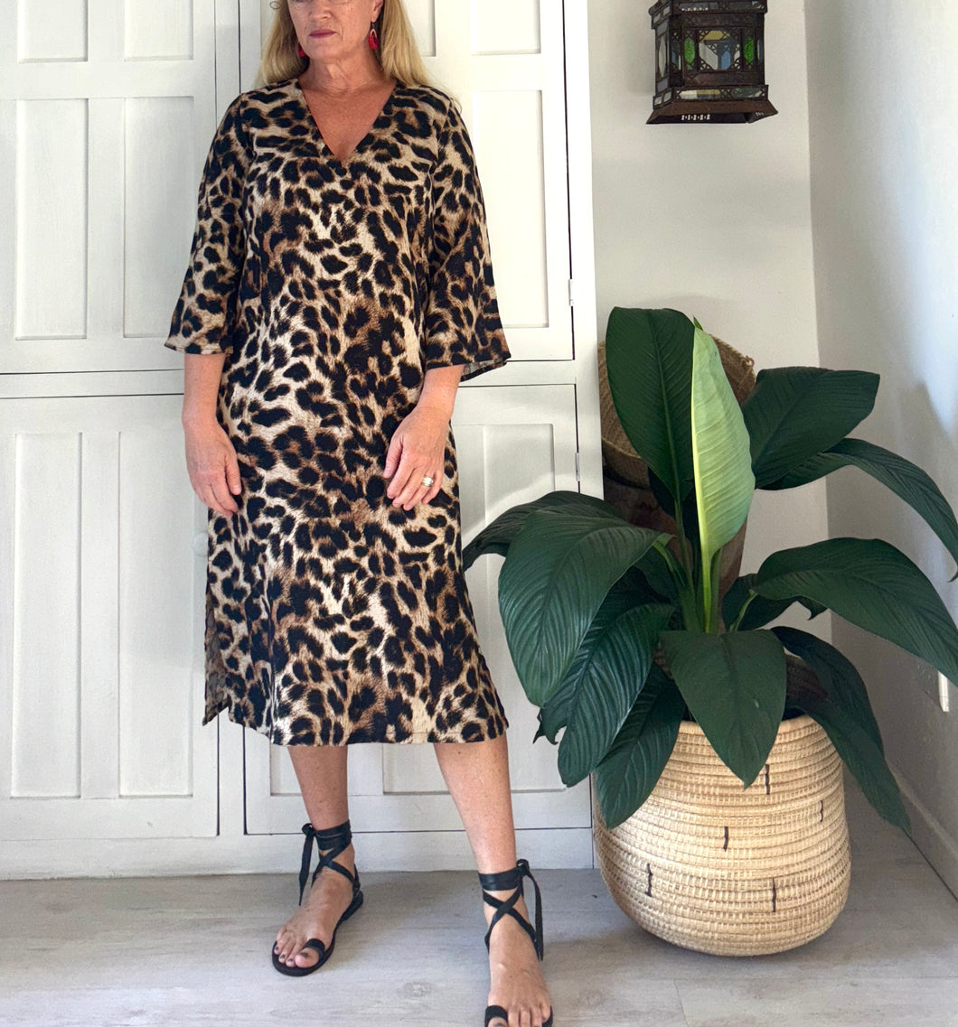 Tangier Tunic in Classic Animal Print