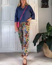 Load image into Gallery viewer, Bali Cotton Stretch Pants in Wild Botanica