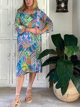 Load image into Gallery viewer, Tangier Tunic in Light Mints &amp; Blues