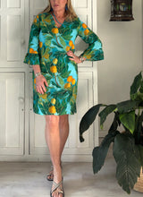Load image into Gallery viewer, Tunis Tunic LTD with Frilly Sleeve in Lemon Grove