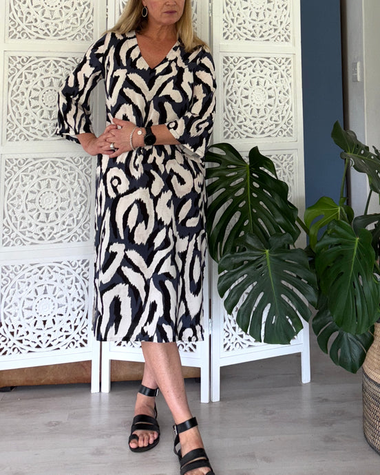 Tangier Tunic in Bold Animal Print