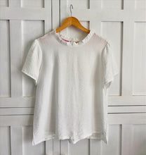 Load image into Gallery viewer, Malta High Neck Summer Blouse in White