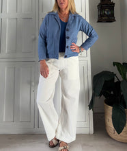 Load image into Gallery viewer, India Straight Pants in Winter White Cotton