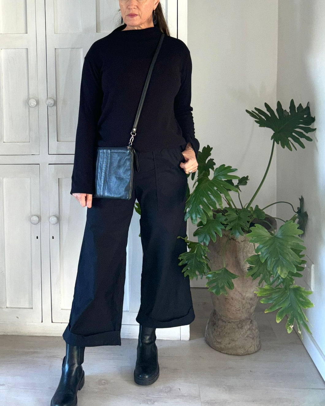 SALE - Kokomo Cuff Pants in Black