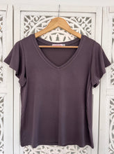 Load image into Gallery viewer, V Neck Flounce T-Shirt