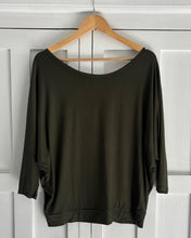 Load image into Gallery viewer, Batwing Tee Shirt with 3/4 sleeve