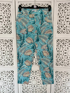 Bali Cotton Pants in Blue Pastel Floral