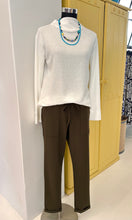 Load image into Gallery viewer, Roll-Hem Jogger in Military Green Ponti