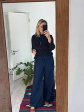 Load image into Gallery viewer, Malta High Neck Blouse in Black