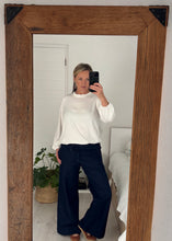 Load image into Gallery viewer, Malta High Neck Blouse in Winter White