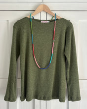 Load image into Gallery viewer, Boat Neck Knit in Sage Green