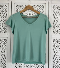 Load image into Gallery viewer, V Neck Flounce T-Shirt