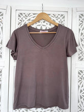 Load image into Gallery viewer, V Neck Flounce T-Shirt