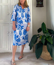 Load image into Gallery viewer, Tangier Tunic LTD in Blue Papaya