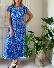 Load image into Gallery viewer, SALE - Greek Maxi Flutter in Blissful Blues