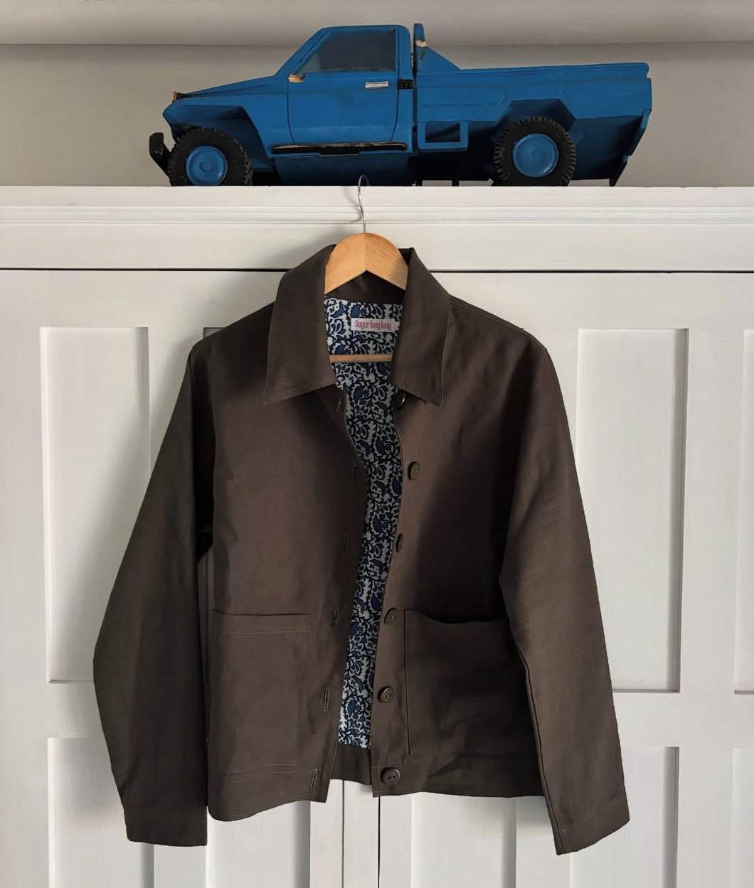Shacket (Lined) in Khaki