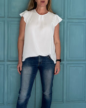 Load image into Gallery viewer, Venice Frill Top in White